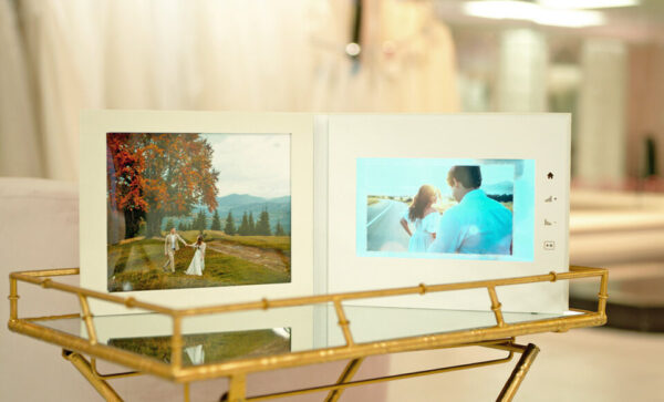 Deluxe Wedding Video Book with 10″ Touchscreen